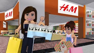 TAKING MY FAMILY WINTER CLOTHES SHOPPING | Roblox Roleplay