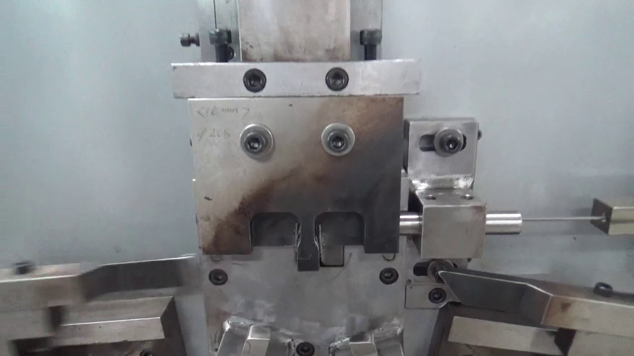 Strapping buckle making machine YouTube