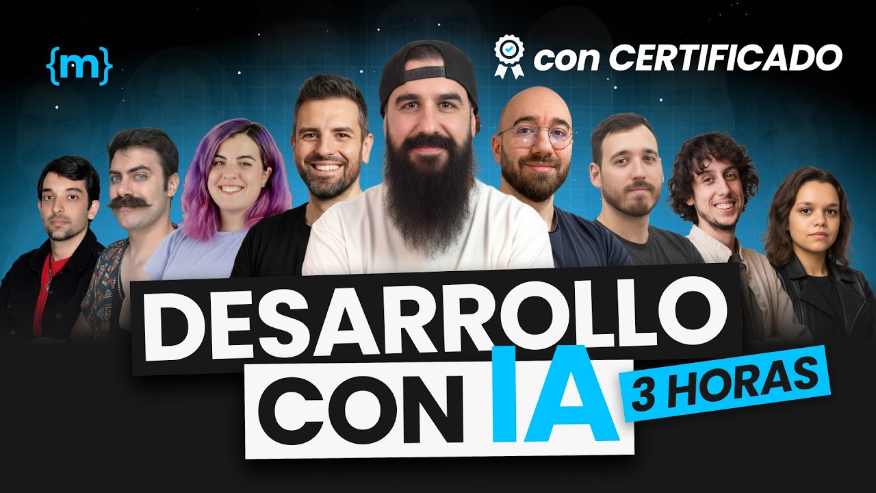 Curso COMPLETO de DESARROLLO con IA con Certificado Gratis - YouTube
