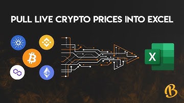 Pull Live Crypto Prices Into Excel (EASY)