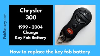Chrysler 300 Key Fob Battery Replacement (1999 - 2004)