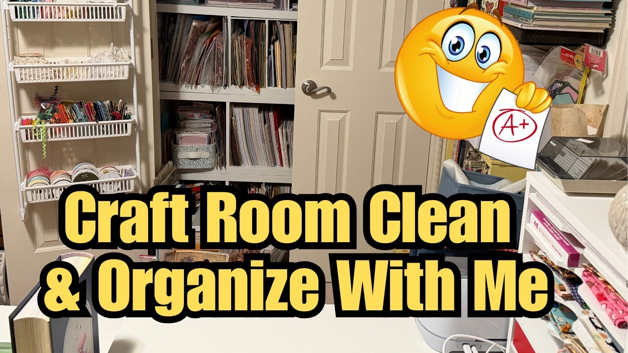 Уборка и организация мастерской вместе со мной