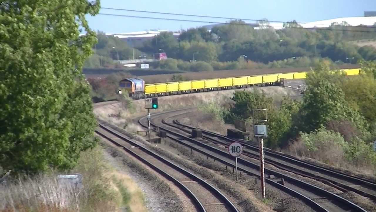 Midland Mainline Near Isham and Wellingborough 17.10.2012 YouTube
