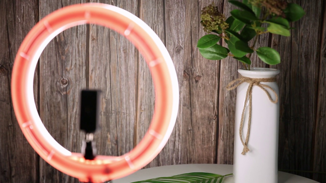 iEGrow LED ring light in your eyes