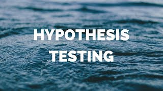 Lecture 17: Hypothesis Testing