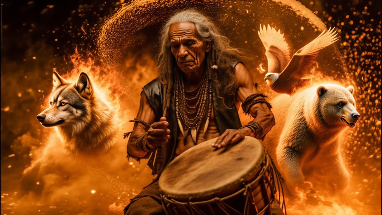 Шаманская ритуальная музыка | Исцеление 432 Гц и 528 Гц | Медитация с барабанами