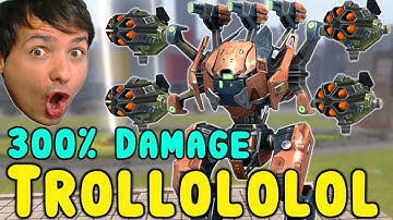 TROLLOLOL 300% Damage HYDRA TYPHON Mk2 War Robots Fun Gameplay WR
