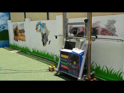Pintura de arte em escola -  Plotter de Parede
