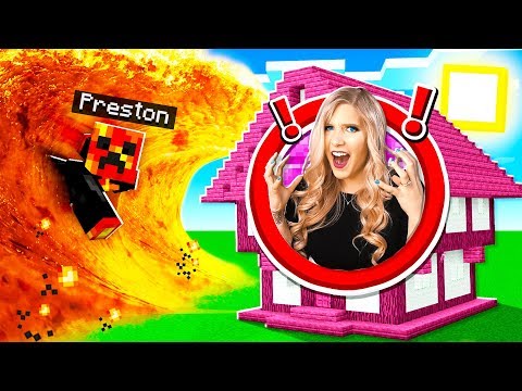 7 Ways to Prank a GIRL Minecraft HOUSE! - Challenge