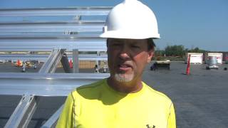 Installation of a 100kW Solar Array on a Recycling Building