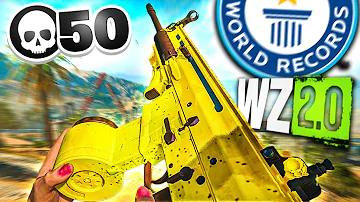 I Broke the World Record in a $25,000 Warzone Tournament! (50 KILLS)