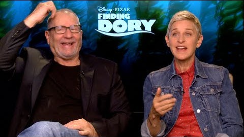 FINDING DORY interview - Ellen DeGeneres and Ed O