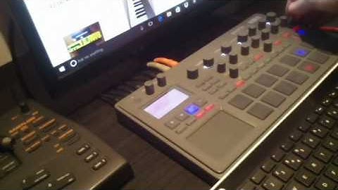 KORG Electribe deep house chords!!