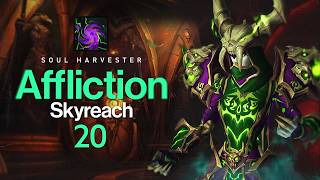 Affliction Warlock Soul Harvester | +20 Skyreach! | Midnight