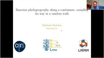 Bayesian phylogeography along a continuum: sampling its way in a random walk