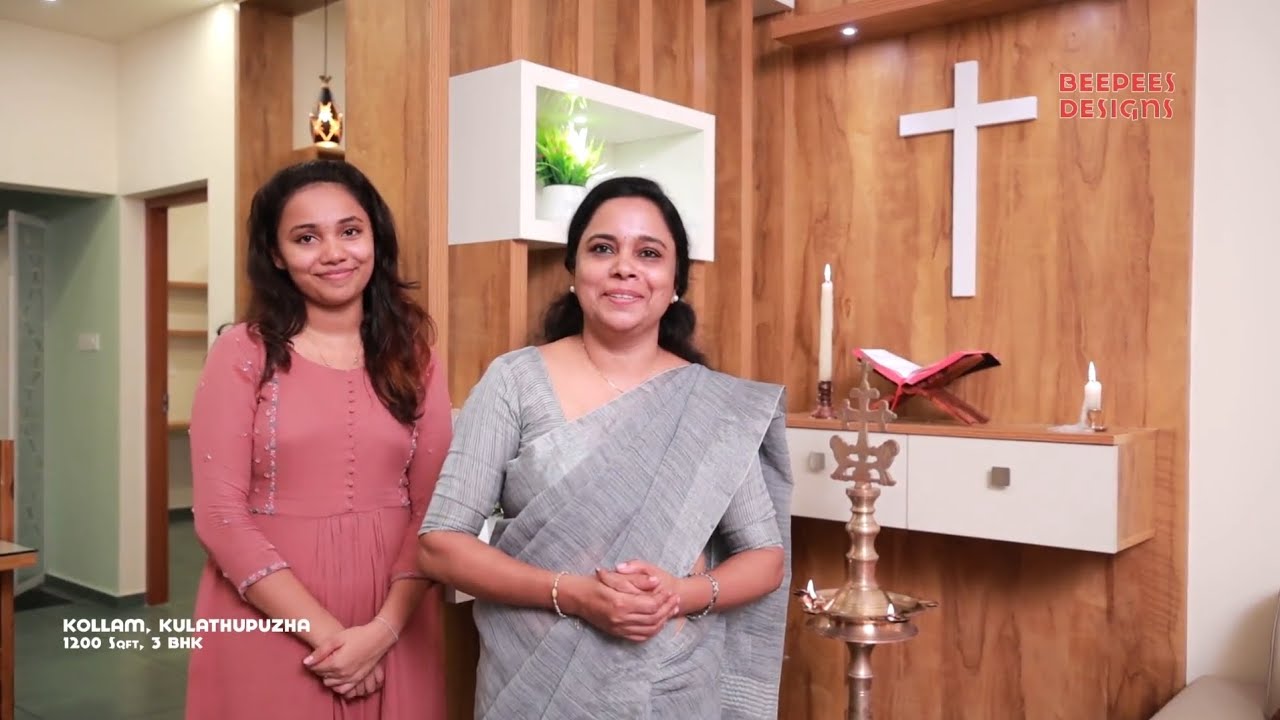 🏡✨ കുളത്തുപ്പുഴയിൽ 1200 സ്ക്വയർ ഫീറ്റിൽ തീർത്ത ബീപീസ് വിസ്മയം! #InteriorDesign #homedesign #modern