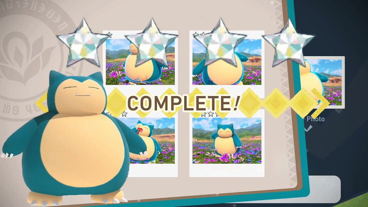 How To Get 1 To 4 DIAMOND STARS For Snorlax! New Pokemon Snap!