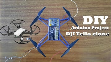 DIY Arduino drone project| 3D printed DJI Tello clone, MPU6050, NRF24l01, MS5611 (Part 1)