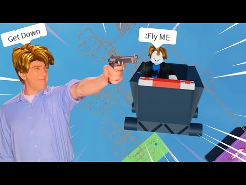 ROBLOX Cart Ride Funny Moments #2(MEMES):Fly