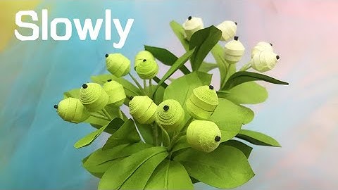 ABC TV | How To Make Paper Flower #1 (Slowly)| Paper Quilling - Craft Tutorial