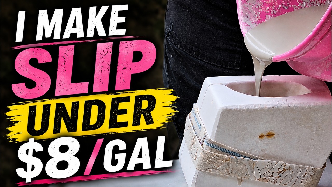 Make CHEAP Low-Fire Slip, EASY Slip Recipe