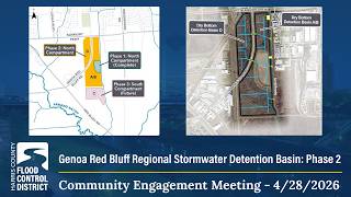 Genoa Red Bluff Regional Stormwater Detention Basin: Phase 2 - Community Engagement Meeting
