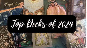 Top 10 Tarot Decks of 2024 #TopTenDecks2024