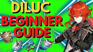 How to BUILD DILUC FOR BEGINNER (Beginner Guide) | Genshin Impact
