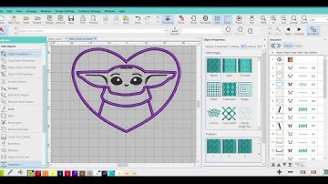 Baby Yoda Digitizing & Applique- Embroidery