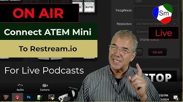 Quick & Easy - Connecting ATEM Mini to Restream.io For Live Podcasts
