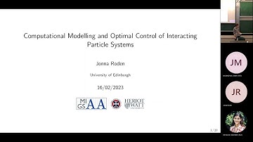 Computational Modelling and Optimal Control for Interacting Particle Systems