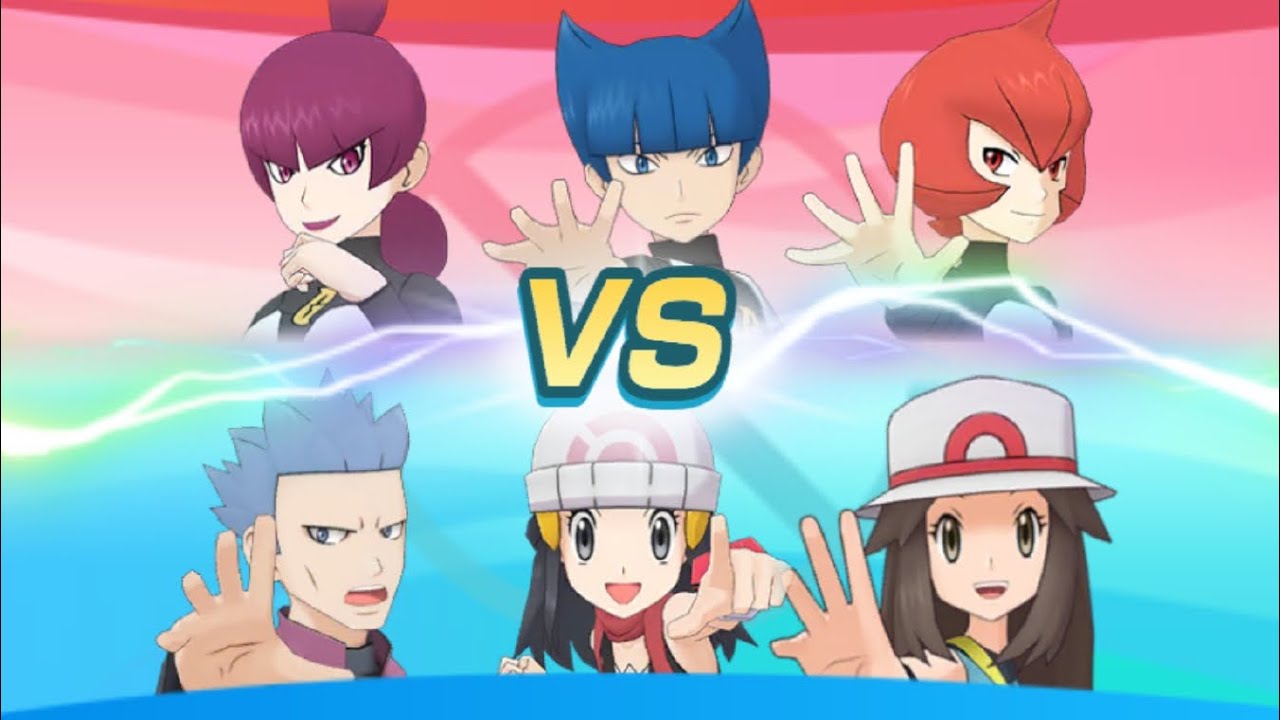 ポケマス ギンガ団と本気の勝負 Exアカギと恒常 5での攻略 Youtube