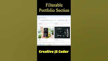 Filterable Image Gallery in HTML CSS & JavaScript   #shorts
