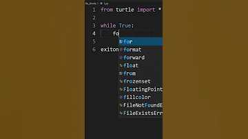 ЯЗЫК ПИТОН ЗА 1 МИНУТУ ДЛЯ НОВИЧКОВ модуль turtle #shorts #python