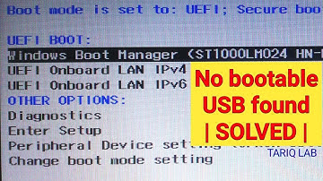 Bootable USB Not Showing In Boot Menu | Fix Boot Menu Error