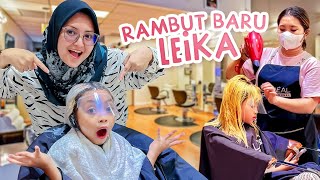 LEIKA LIBURAN WARNAIN RAMBUT DITEMENIN BUNDA | AYAH DAN LEXIE KAGET