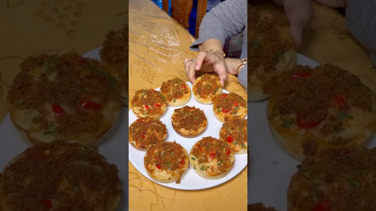 resep roti panggang teflon rasa abon yang simple dan enak dengan takaran sendok dan gelas