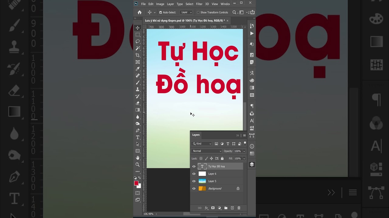 #Shorts | Cách đổi màu chữ trong Photoshop chỉ trong 1... - youtube