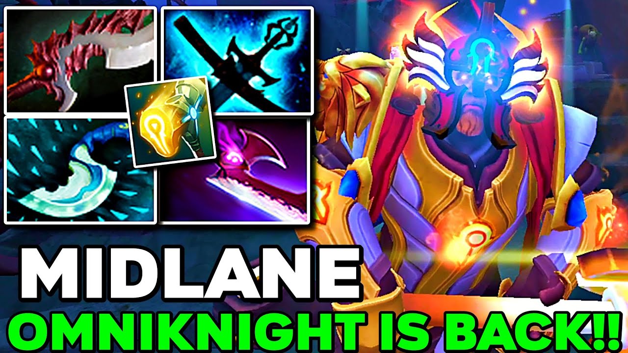 Omniknight вернулся на мид в рейтинговом режиме Immortal, безумные моменты в паблике - Dota 2