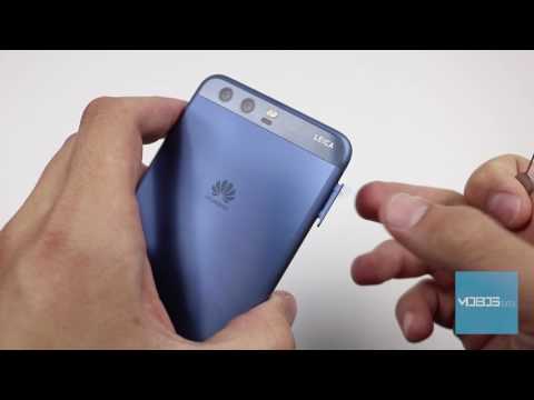 Huawei P10 How to insert SIM card / memory card