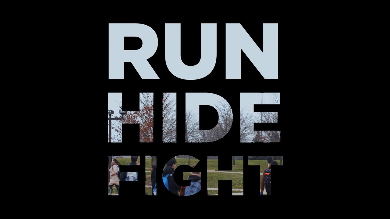 Grand Valley State University Run Hide Fight video