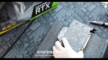 Barrow BS-ZOZ2070M-PA: Zotac RTX 2070 Mini Water Block Installation Tutorial