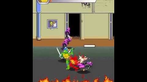 Teenage Mutant Ninja Turtles Java Mobile Game - Gameplay