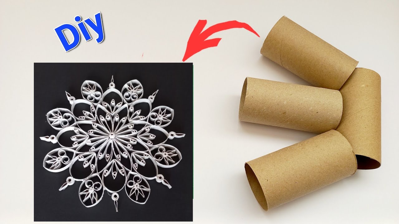 Супер идея с рулонами туалетной бумаги для елки - идея переработки