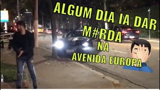 ACIDENTE AVENIDA EUROPA MUSTANG VS ÁRVORE