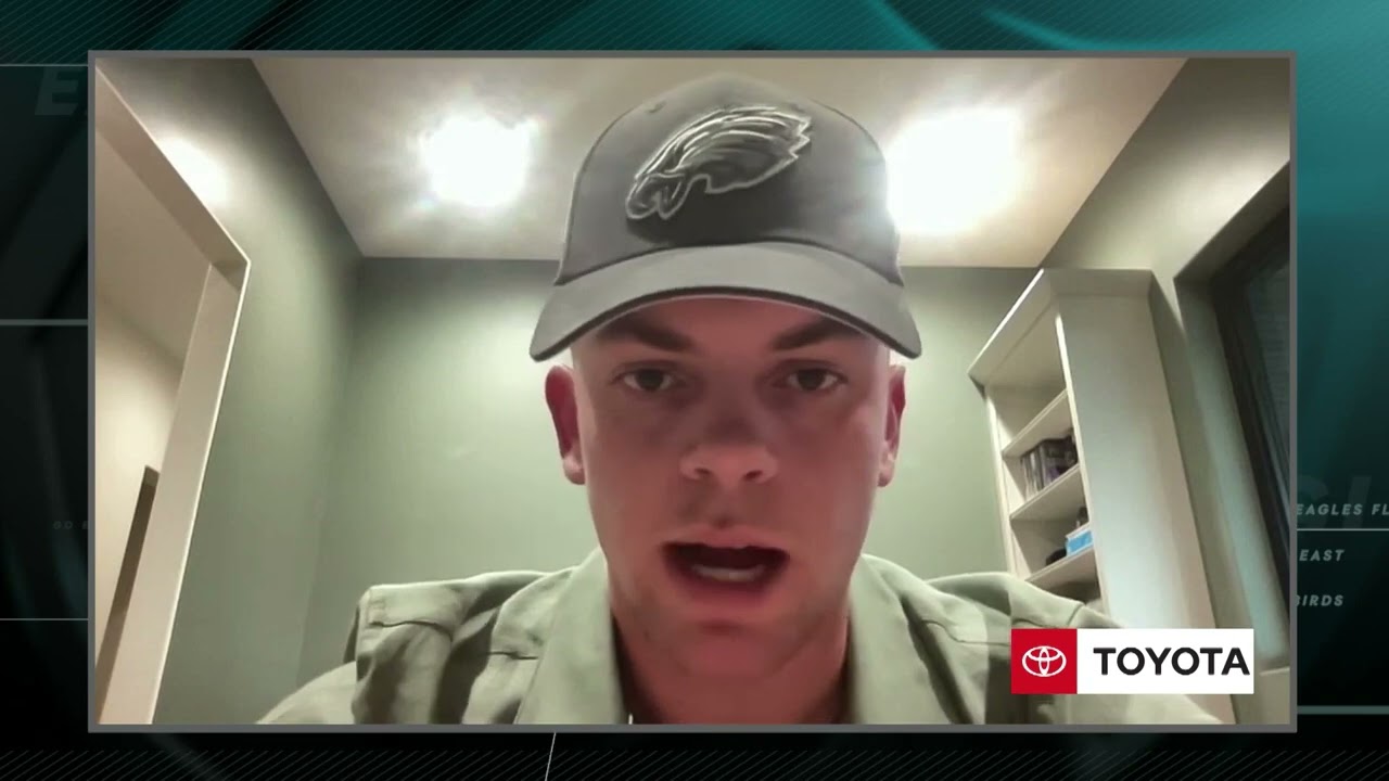 New Eagles DB Cooper DeJean meets the Philly media after Round 2 of the 2024 NFL Draft