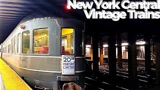 New York Central Tavern Lounge & Hickory Creek 20th Century Limited Vintage Train at NY Penn Station