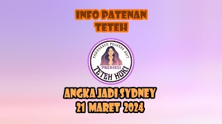 Prediksi Sidney Kamis 21 Maret 2024 Bocoran Sidney Hari Ini