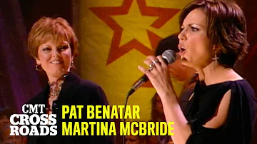 Pat Benatar & Martina McBride Perform 'Hit Me with Your Best Shot' | CMT Crossroads