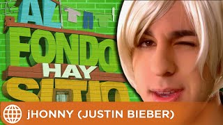 Vignette de la vidéo "Jhonny ( Justin Bieber ) - al fondo hay sitio"